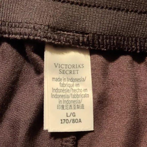 Purple Satin Drawstring Pants - Picture 2 of 5